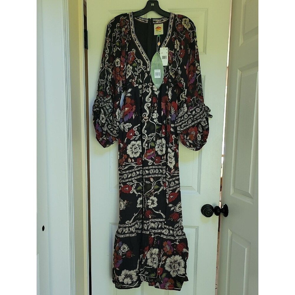 FARM Rio Rococo Flowers Maxi Dress - Picture 6 of 11